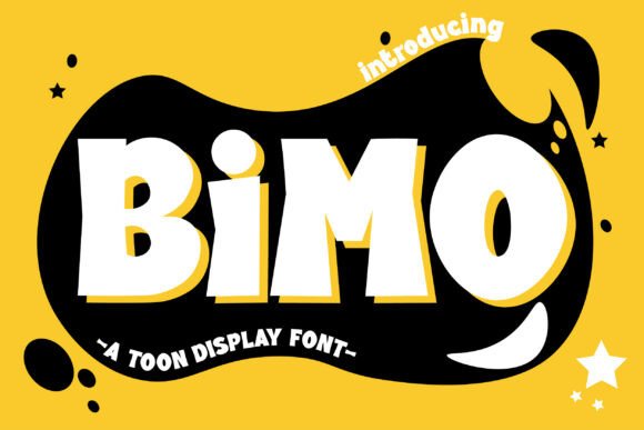 Bimo Toon: A Playful Display Font for Web Design