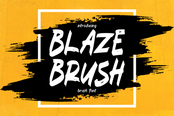 Blaze Brush: A Bold Typeface for Editorial Impact