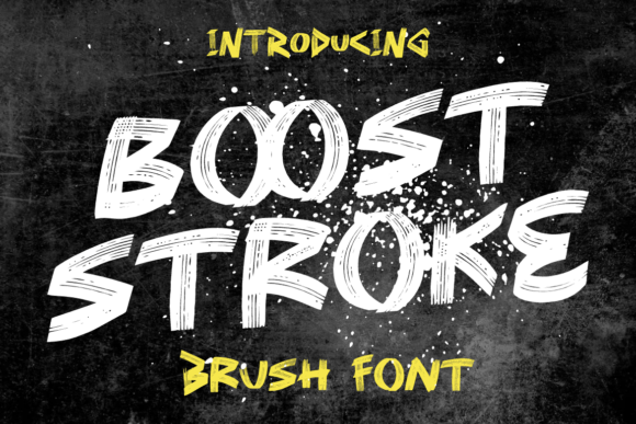 Boost Stroke: The Bold Display Font for Makers