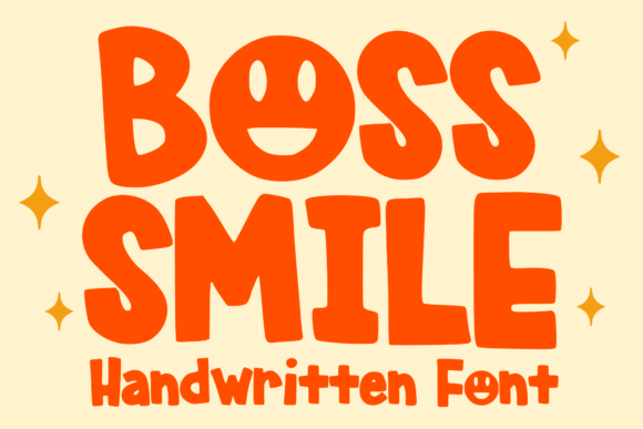 Boss Smile: A Playful Display Font for Editorial Design