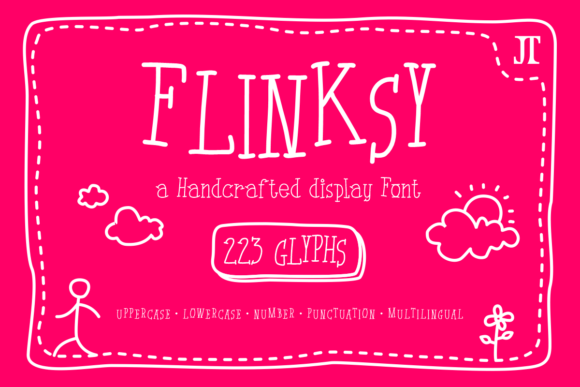 Flinksy: A Playful Display Font for Editorial Design