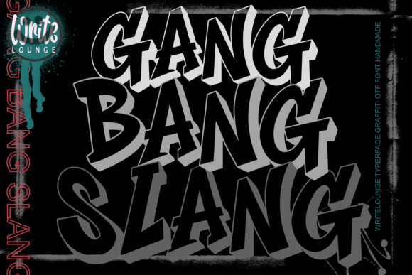 Gang Bang Slang: The Ultimate Display Font for Bold Campaigns
