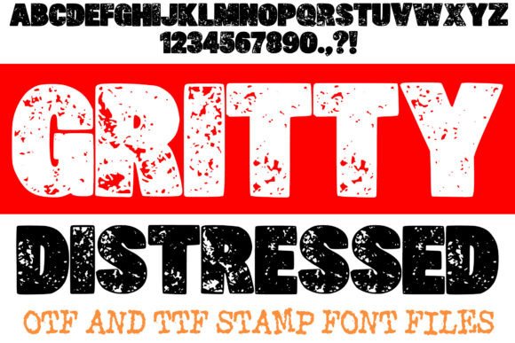 Gritty Distressed Font for Bold Marketing