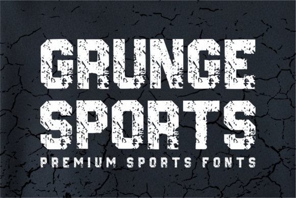 Grunge Sports Typeface for Bold Editorial Design