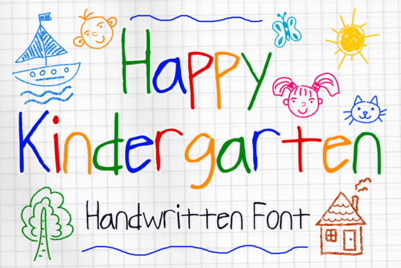 Happy Kindergarten Font Review for Small Business Branding