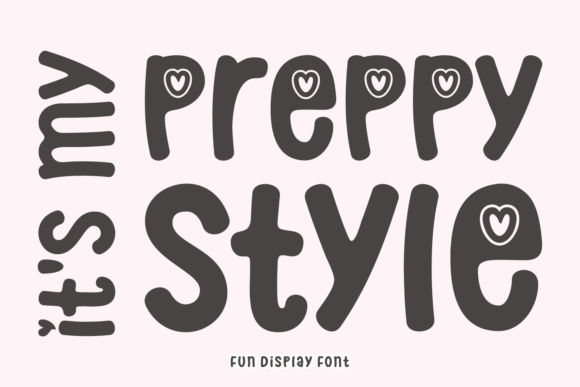It s My Preppy Style Typeface for Web Design