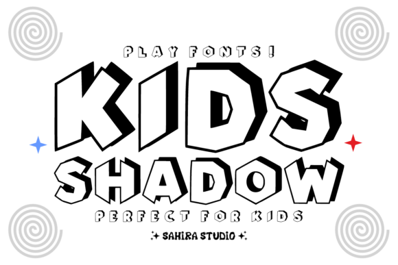Kids Shadow: A Bold Display Font for Makers