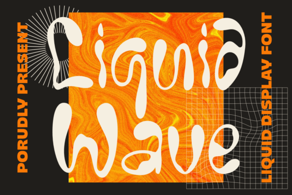 Liquid Wave Font for Modern Web Design