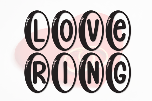 Love Ring Font for Handmade Brands