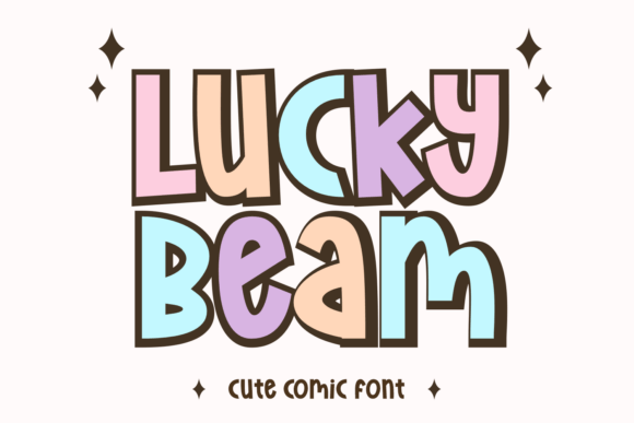 Lucky Beam Typeface for Playful Branding