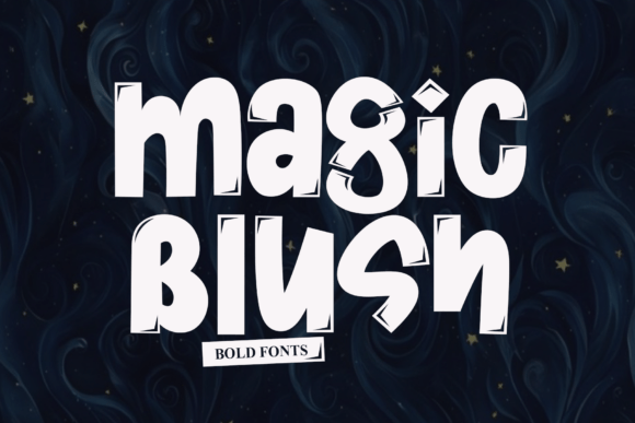 Magic Blush: A Playful Display Font for Editorial Design