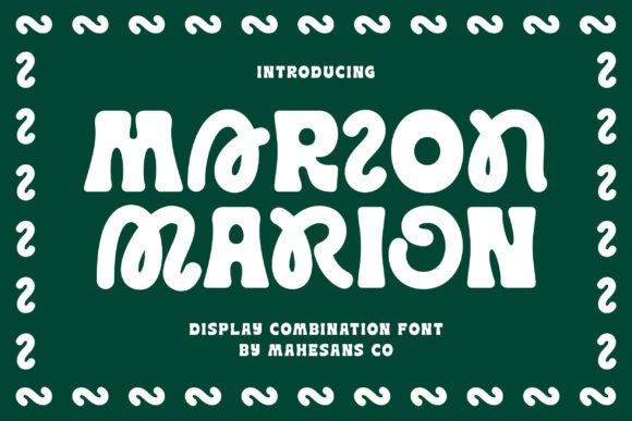 Marion Typeface for Editorial Design