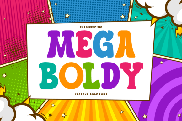 Mega Boldy: The Playful Display Font for Bold Marketing