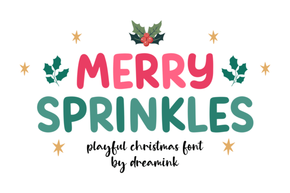 Merry Sprinkles: A Festive Display Font for Holiday Branding