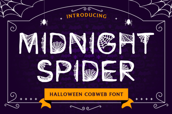 Midnight Spider Font for Spooky Branding
