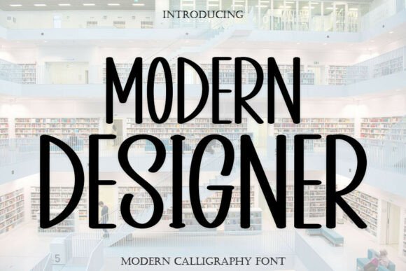 Modern Designer Font for Web Layouts