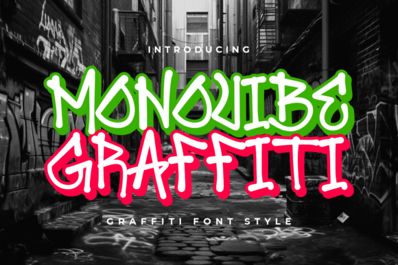 Monovibe Graffiti: The Ultimate Display Font for Urban Branding