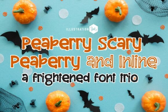 Peaberry Scary Trio: A Spooky Display Typeface
