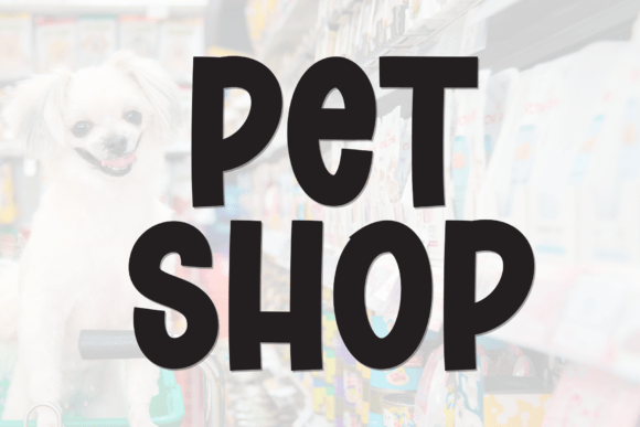 Pet Shop: The Handwritten Display Font for Makers