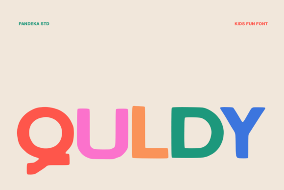 Quldy: A Playful Display Font for Makers