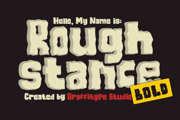 Roughstance Bold Typeface for High-Impact Campaigns