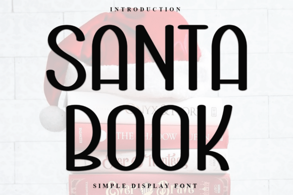Santa Book Typeface for Holiday Campaigns