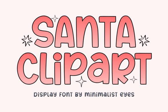 Santa Clipart: The Ultimate Holiday Display Font Guide