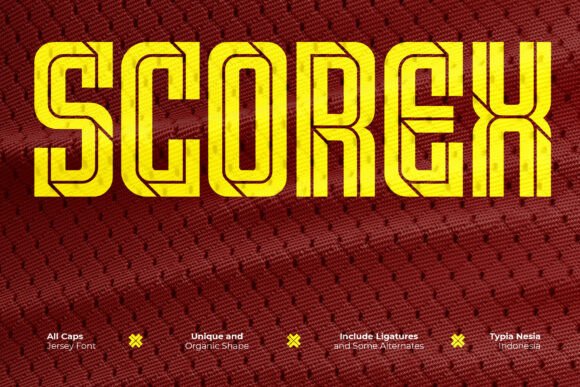 Scorex: A Bold Condensed Typeface for Digital Impact