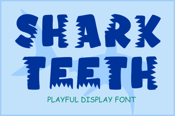 Shark Teeth Font for Bold Branding