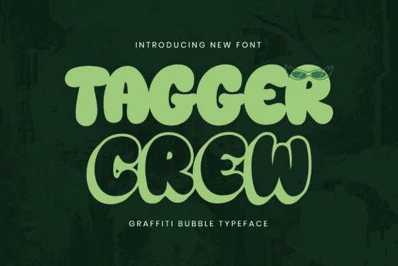 Tagger Crew: A Playful Display Font for Modern Editorial Design