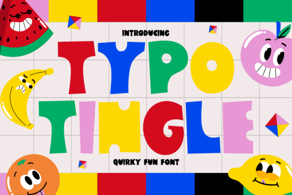 Typo Tingle: A Playful Display Font for Brands