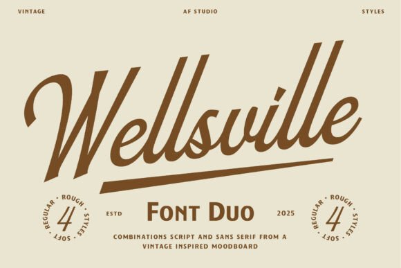 Wellsville Duo: A Vintage Typeface for Modern Web Design