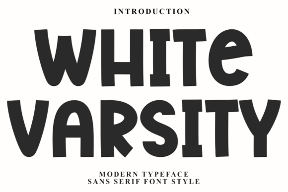White Varsity: The Display Font for Bold Branding
