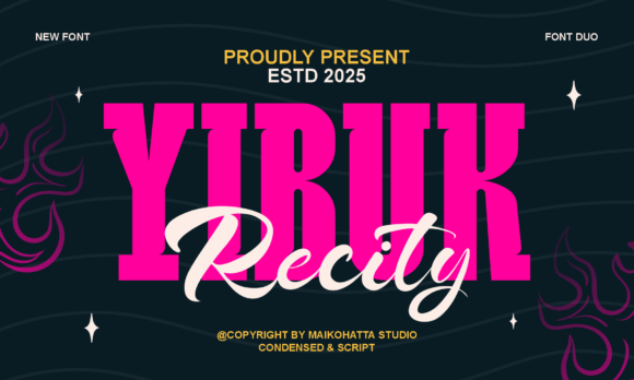 Yibuk Recity Duo Font Review for Branding