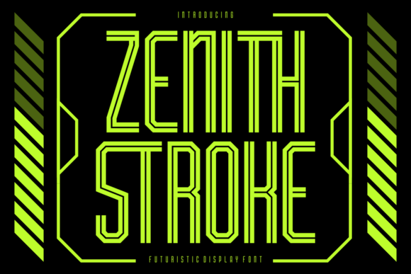 Zenith Stroke Typeface for Modern Branding